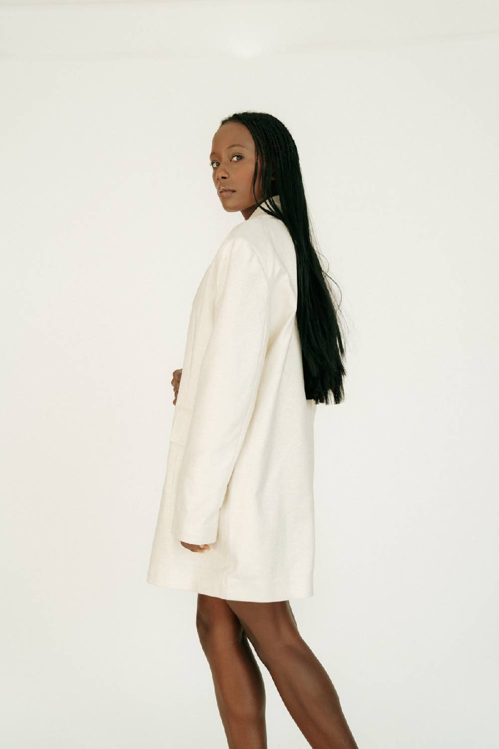 Karo Kauer Glam Blazer Dress Champagner Fabrikverkauf