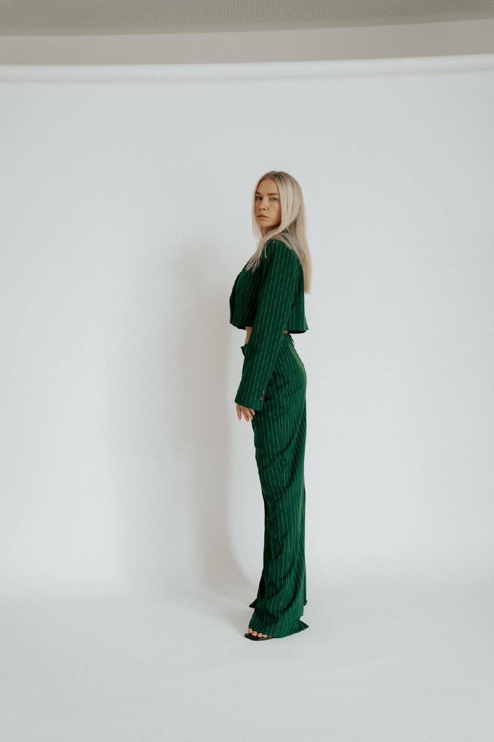 Karo Kauer Blazer Short Sapphire Green Meist gekauft