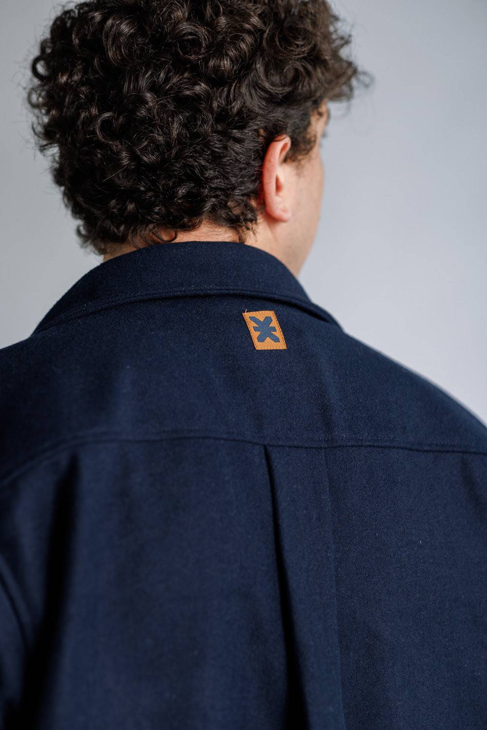 Karo Kauer Overshirt Dark Blue Schlussverkauf