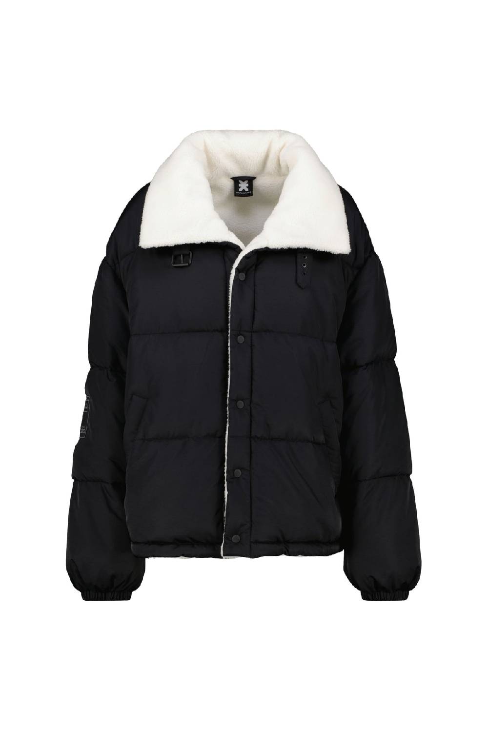 Karo Kauer Puffer Jacket Black Günstiger Verkauf