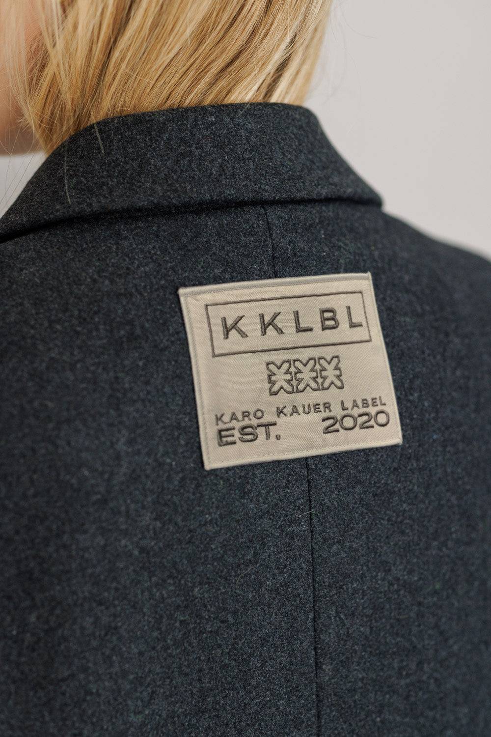 Karo Kauer Coat Oversize Grey Schlussverkauf