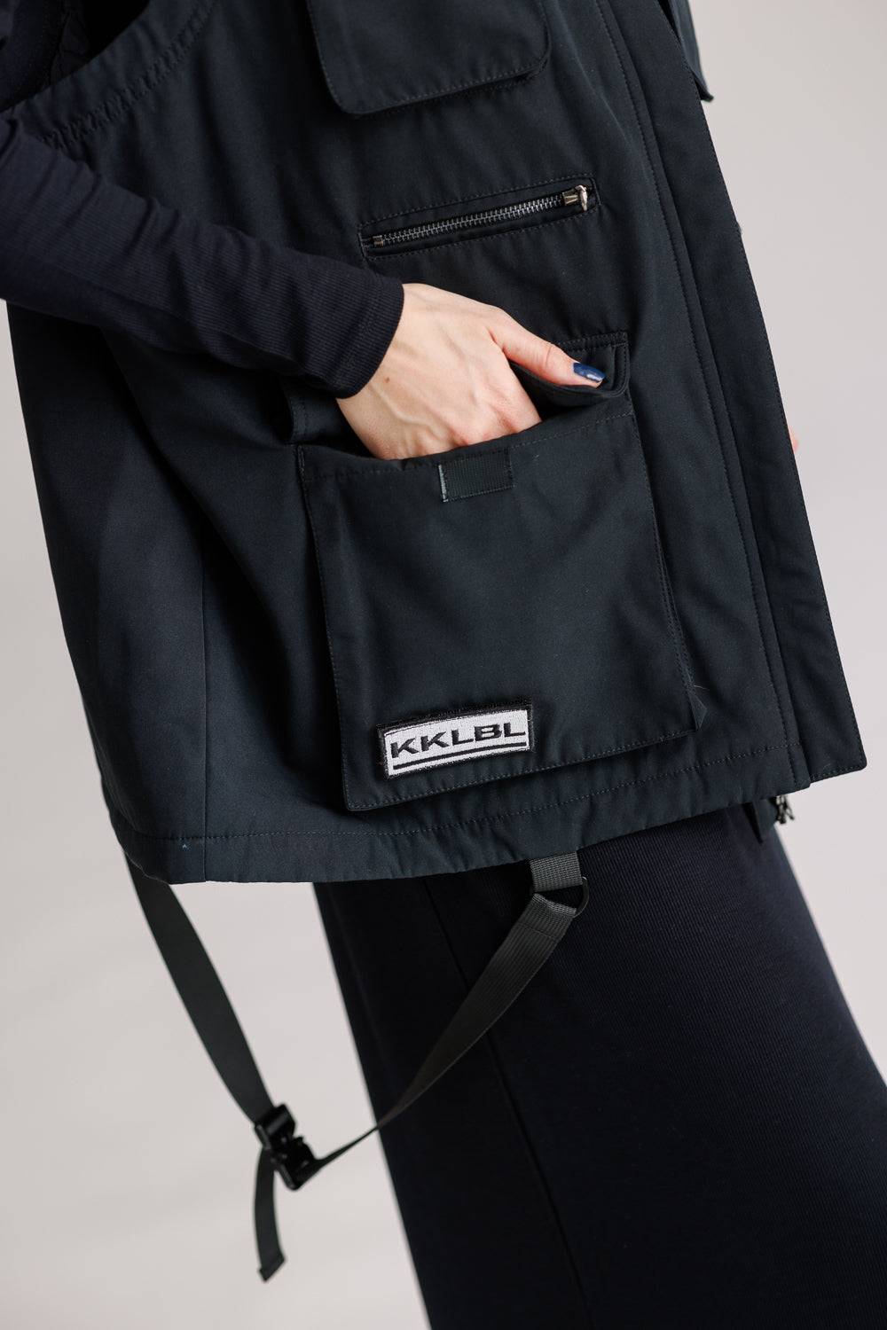 Karo Kauer Vest Black Fabrikverkauf