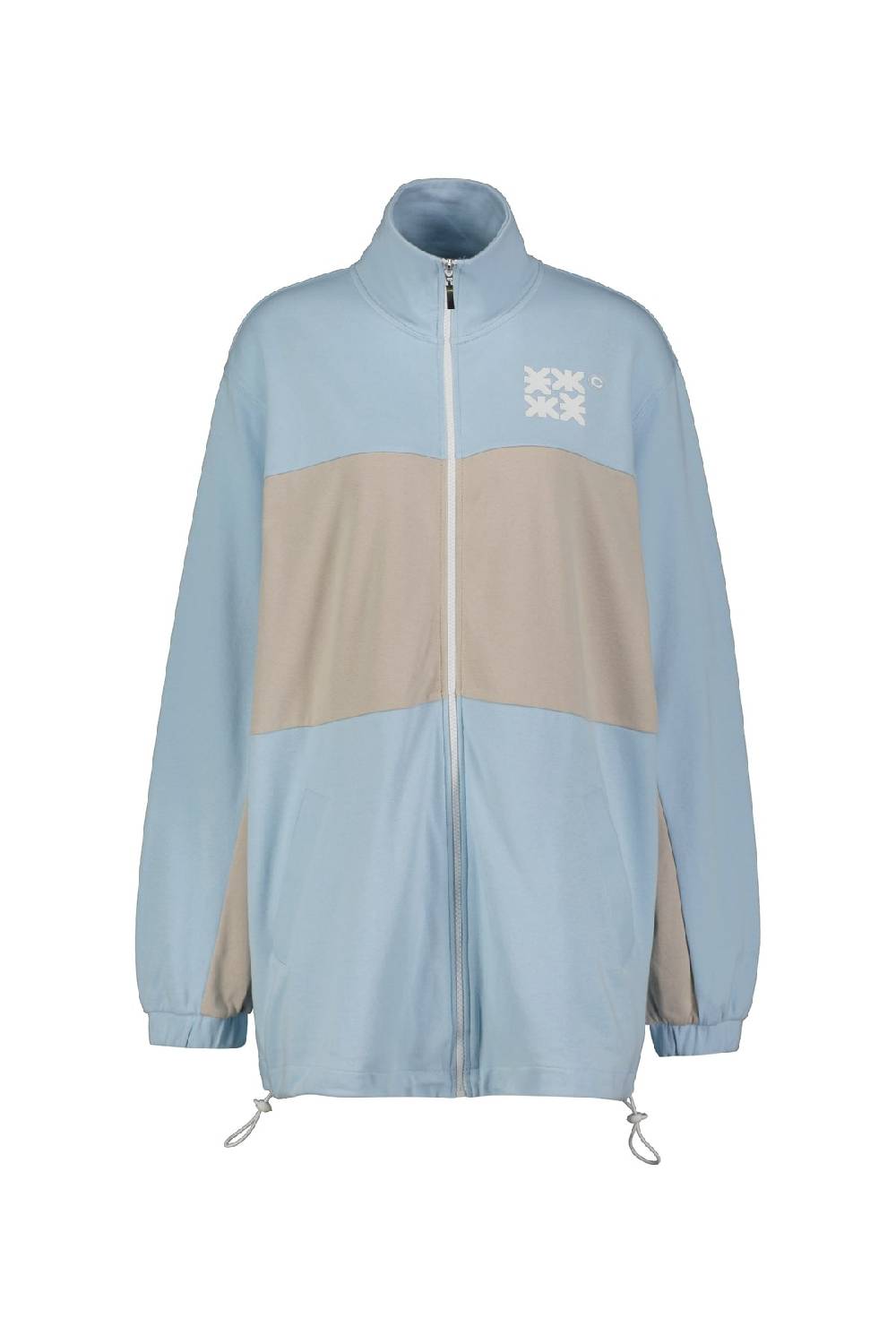 Karo Kauer Tracksuit Jersey Jacket Light Blue Meist gekauft