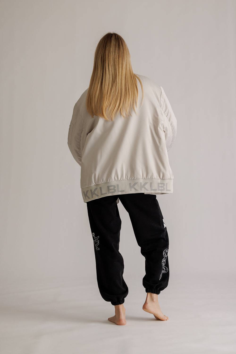 Karo Kauer Bomberjacket Silver Grey Online
