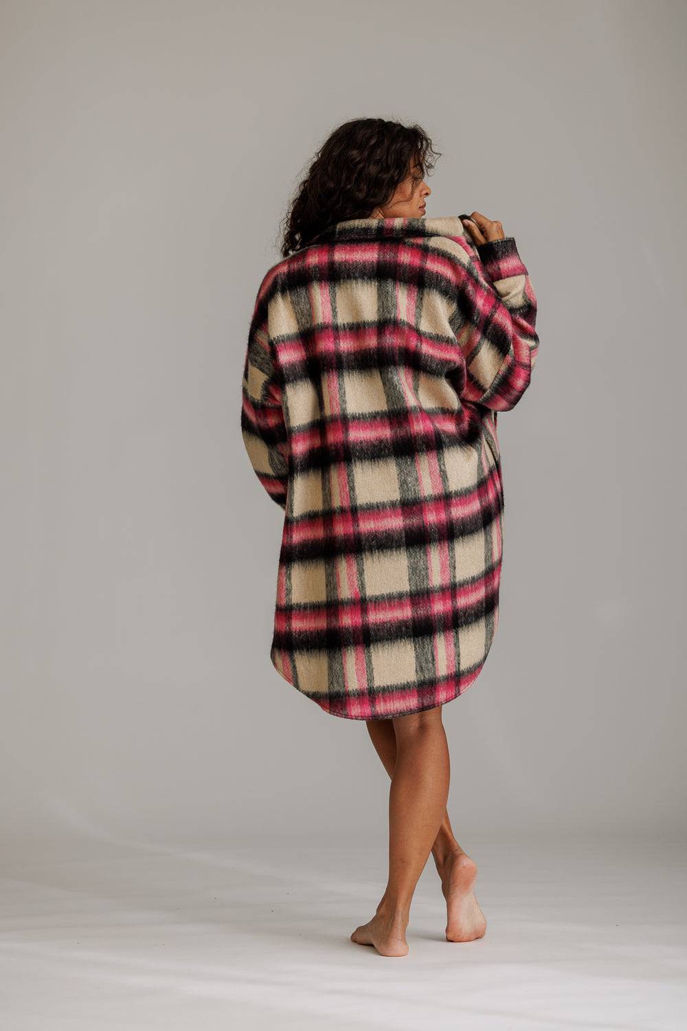 Karo Kauer Overjacket Checkered Auslauf