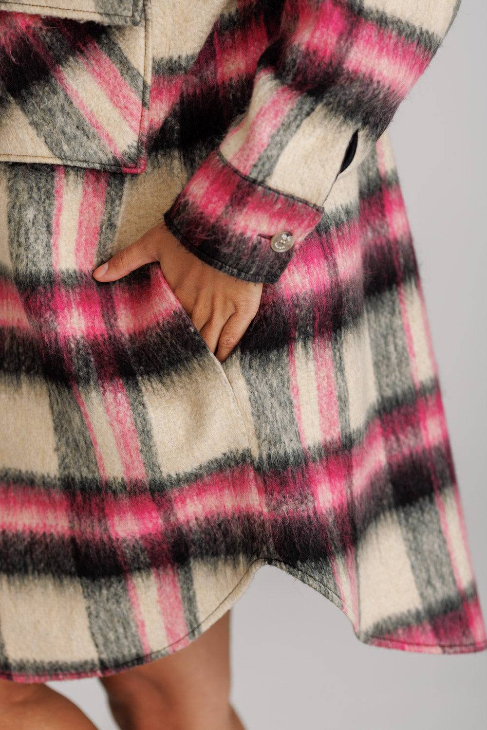 Karo Kauer Overjacket Checkered Auslauf