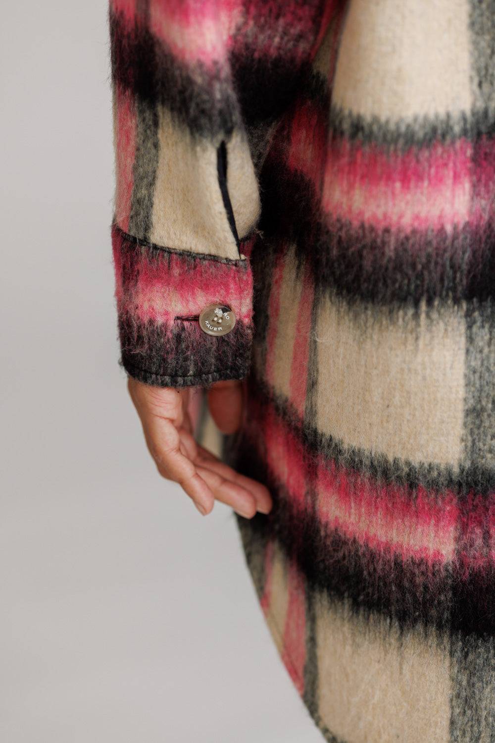 Karo Kauer Overjacket Checkered Auslauf