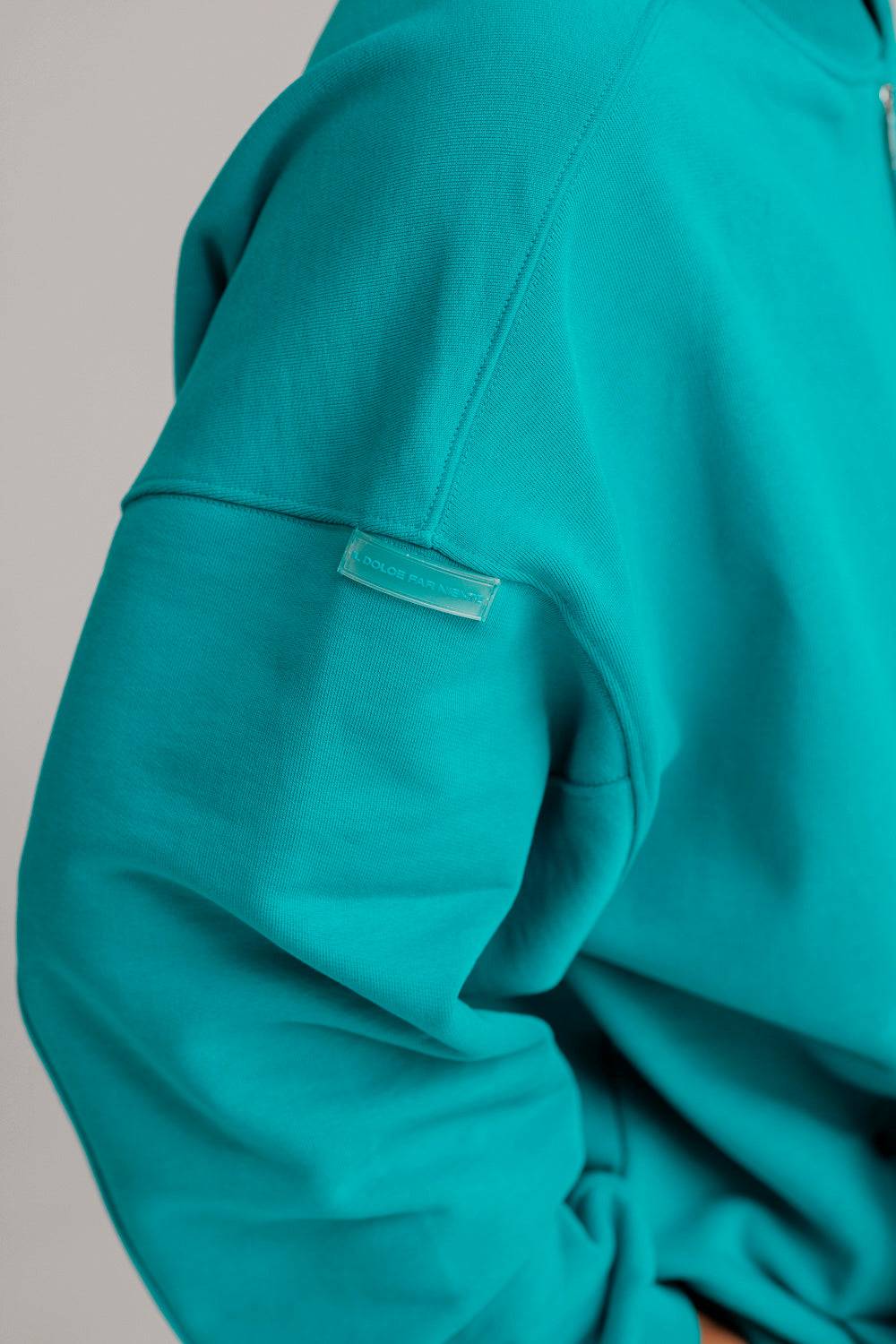 Karo Kauer Zipped Jacket Tile Blue Auslauf