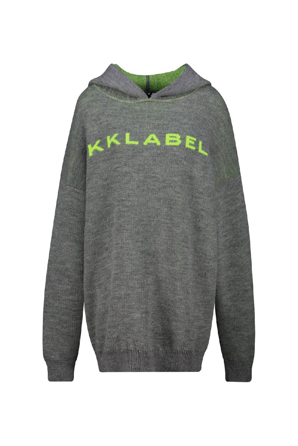 Karo Kauer Knit Hoodiedress Silver Grey Günstiger Verkauf