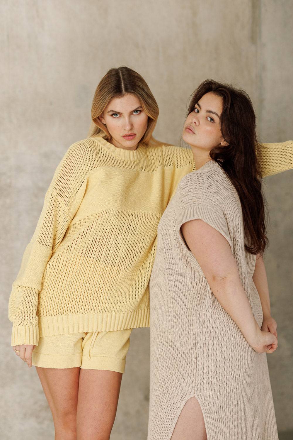 Karo Kauer Knit Shorts Light Yellow Meist gekauft