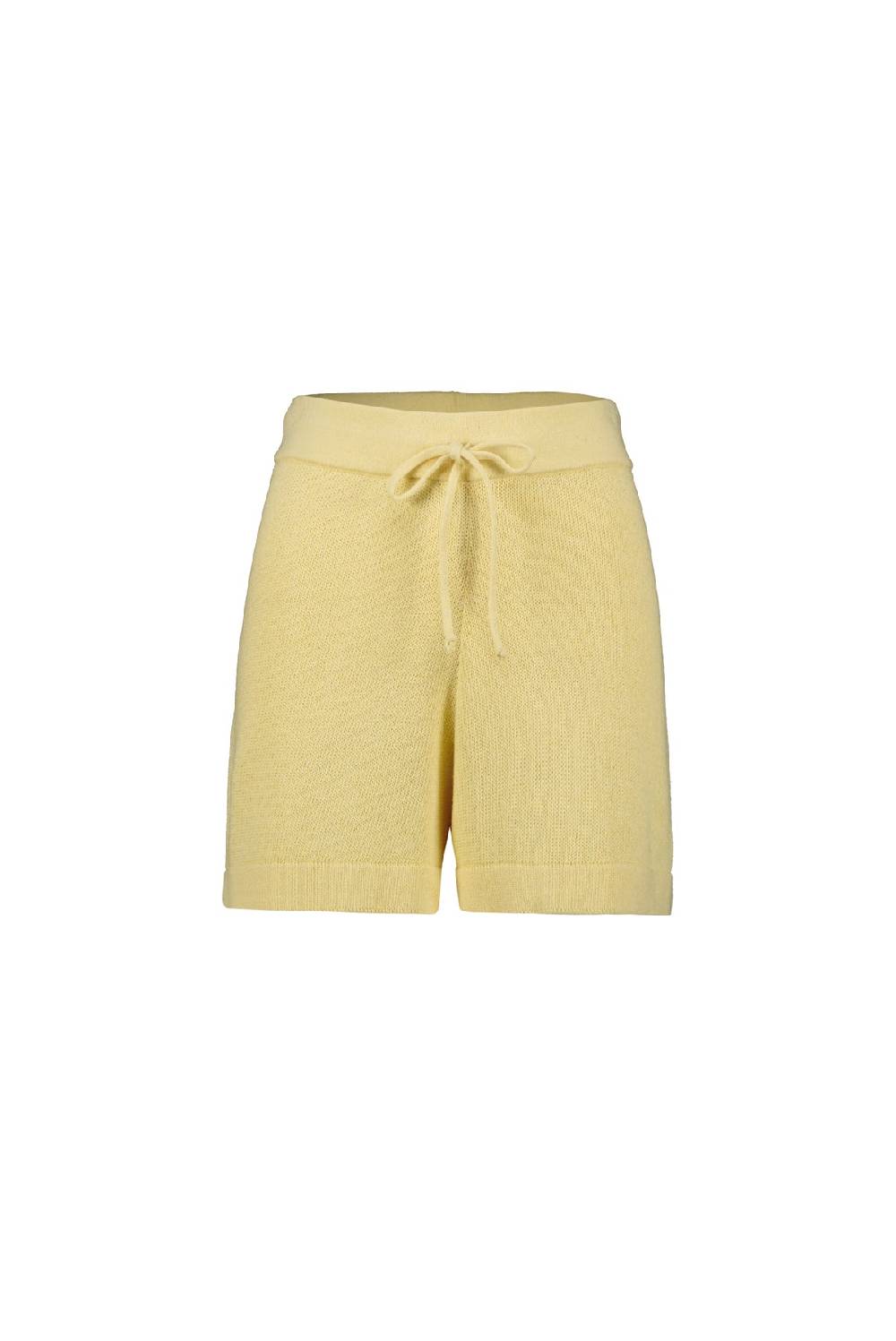 Karo Kauer Knit Shorts Light Yellow Meist gekauft