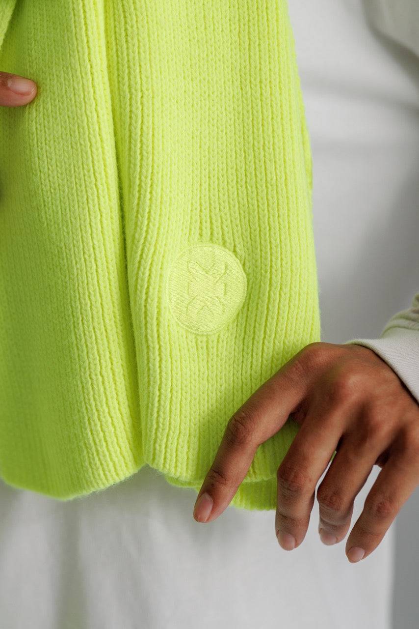 Karo Kauer Scarf Neon Lime Outlet