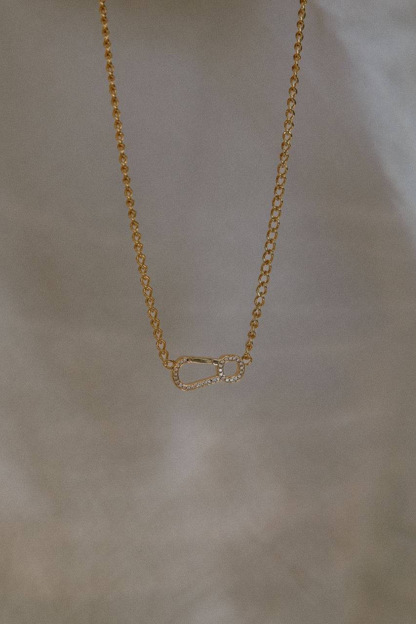 Karo Kauer Chain Carabiner Gold Hotsell