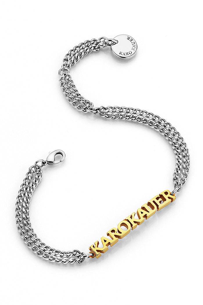 Karo Kauer KK Bracelet Bicolor Silver/Gold Schlussverkauf