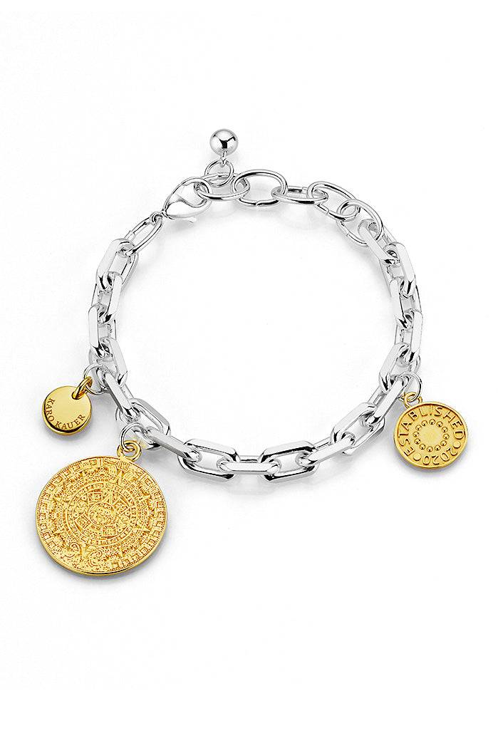 Karo Kauer Maya Bracelet Bicolor Silver/Gold Fabrikverkauf
