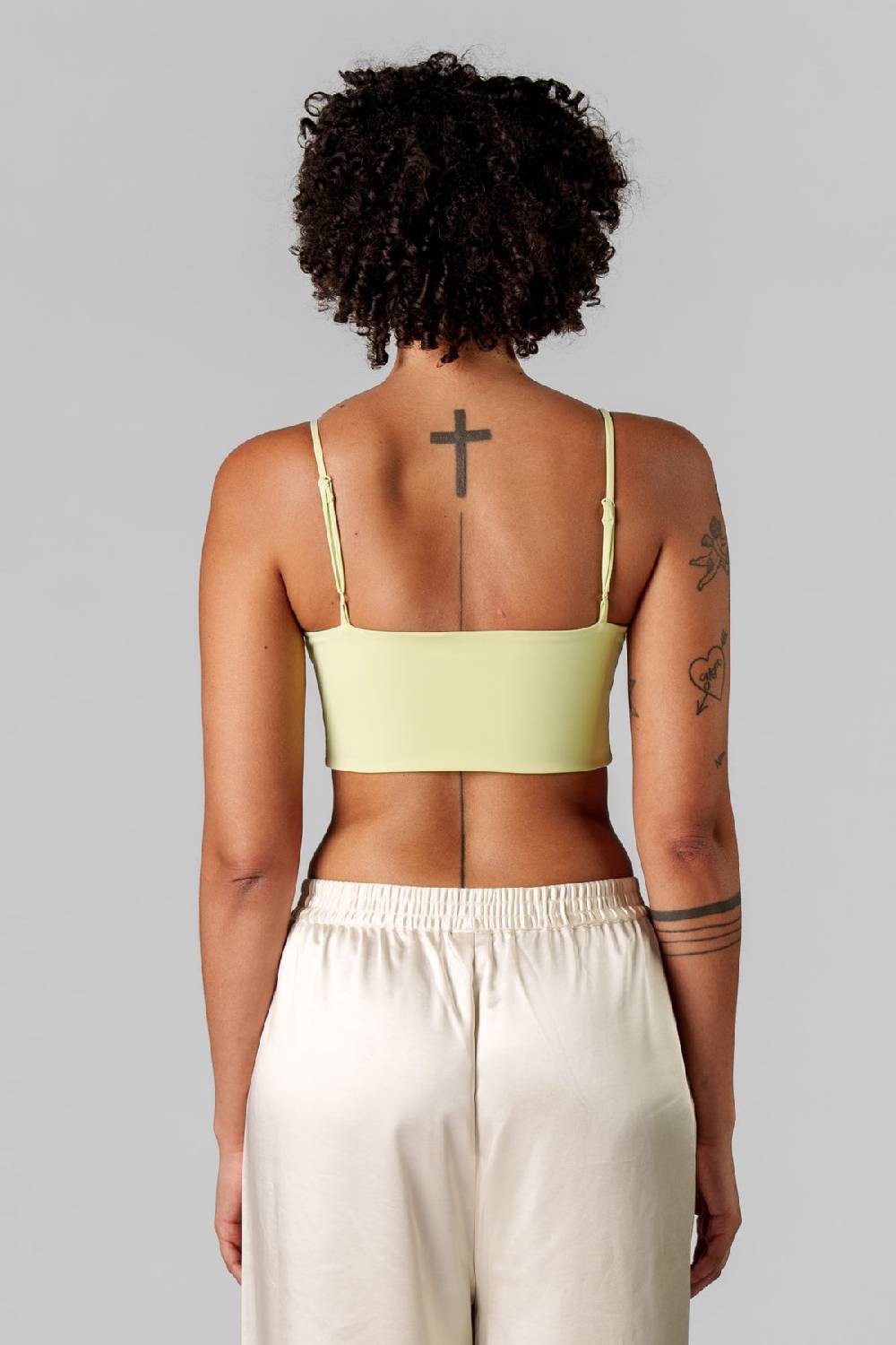 Karo Kauer Cropped Top Matcha im Angebot