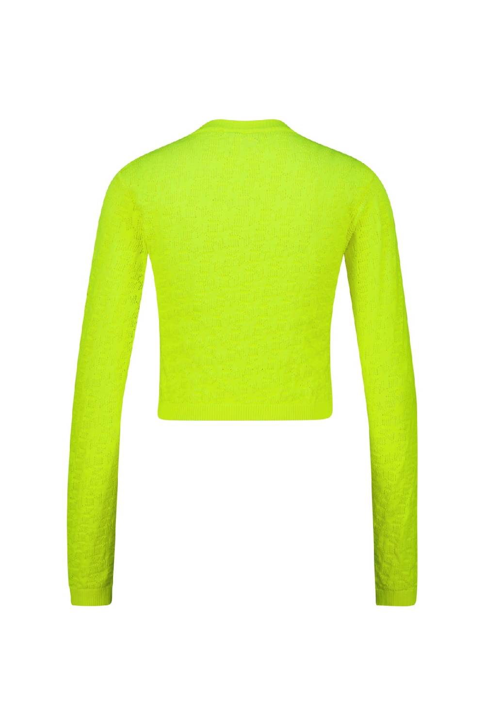 Karo Kauer Knit Shirt Cropped Neon Lime Outlet