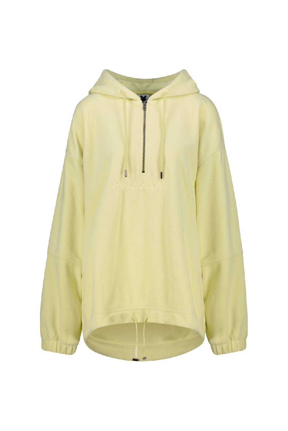Karo Kauer Zipped Fleece Light Yellow Schlussverkauf