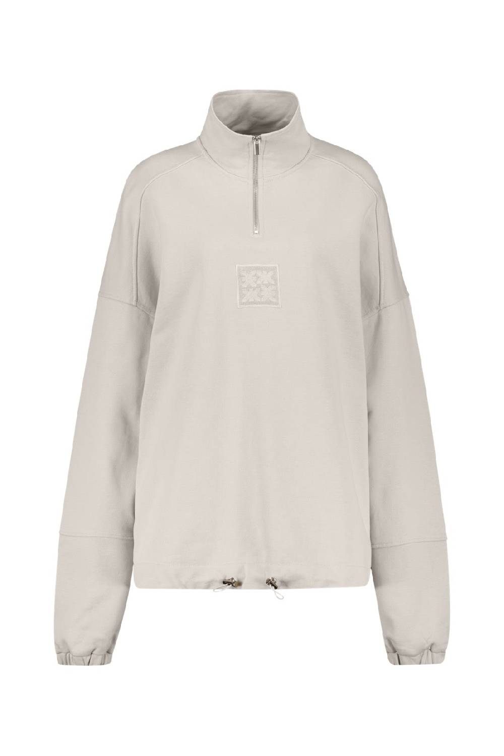 Karo Kauer Zipped Sweater Silver Grey Meist gekauft