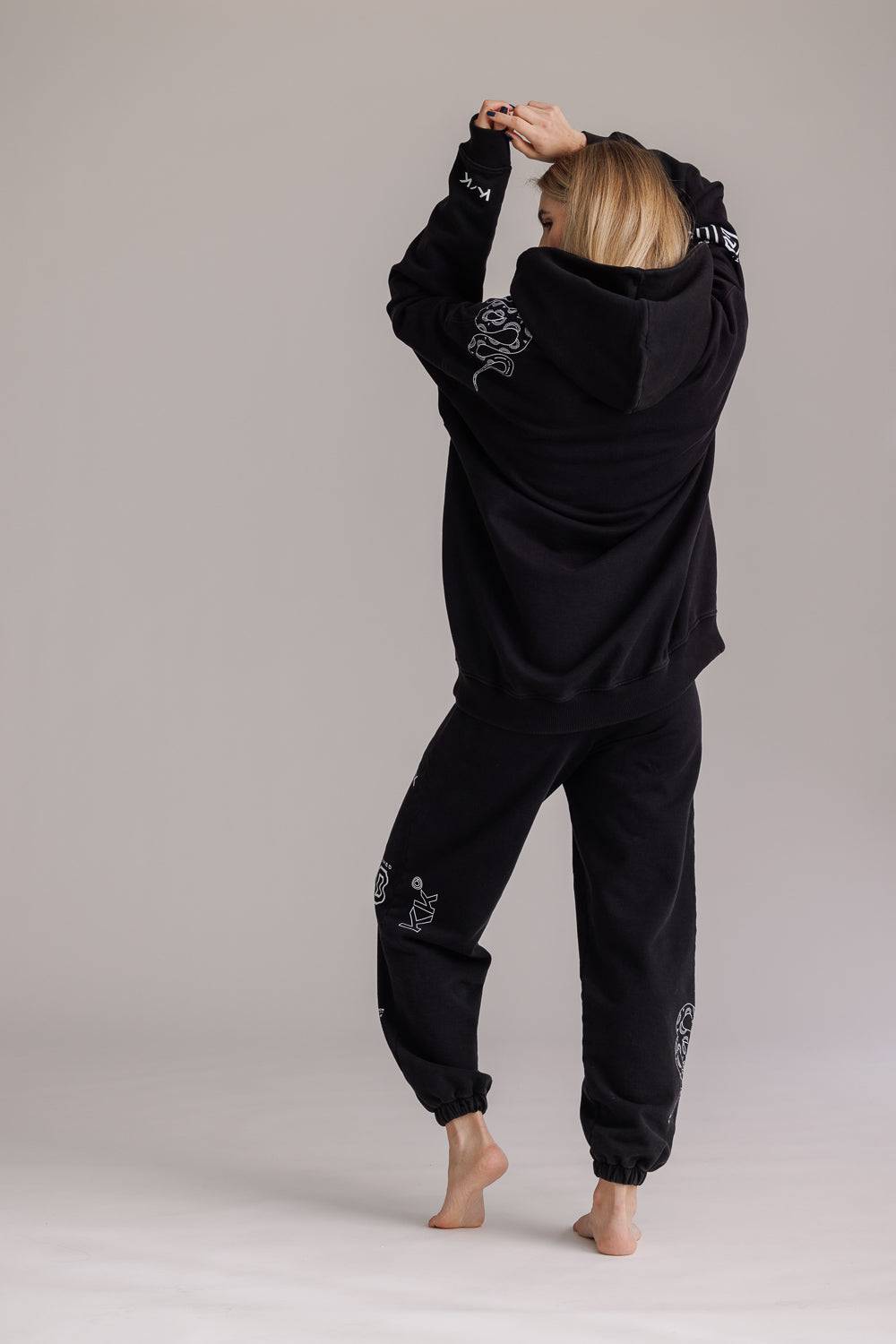 Karo Kauer Hoodie Faded Black Online