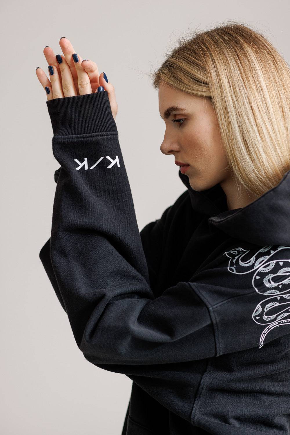 Karo Kauer Hoodie Faded Black Online