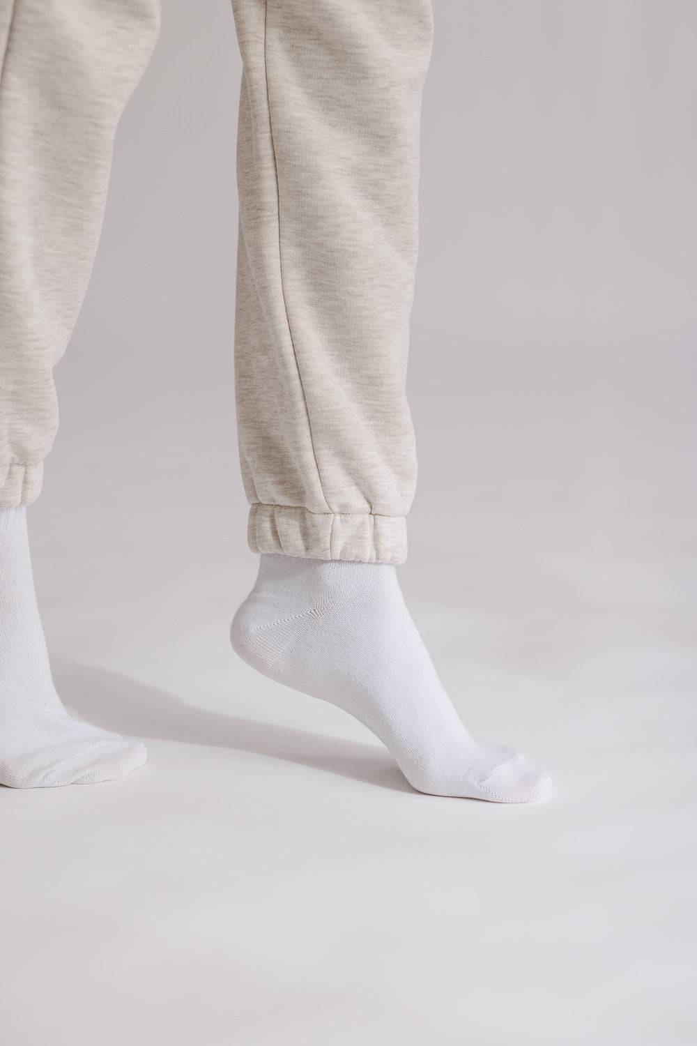 Karo Kauer Jogger Pants Basic Sand Melange Günstiger Verkauf