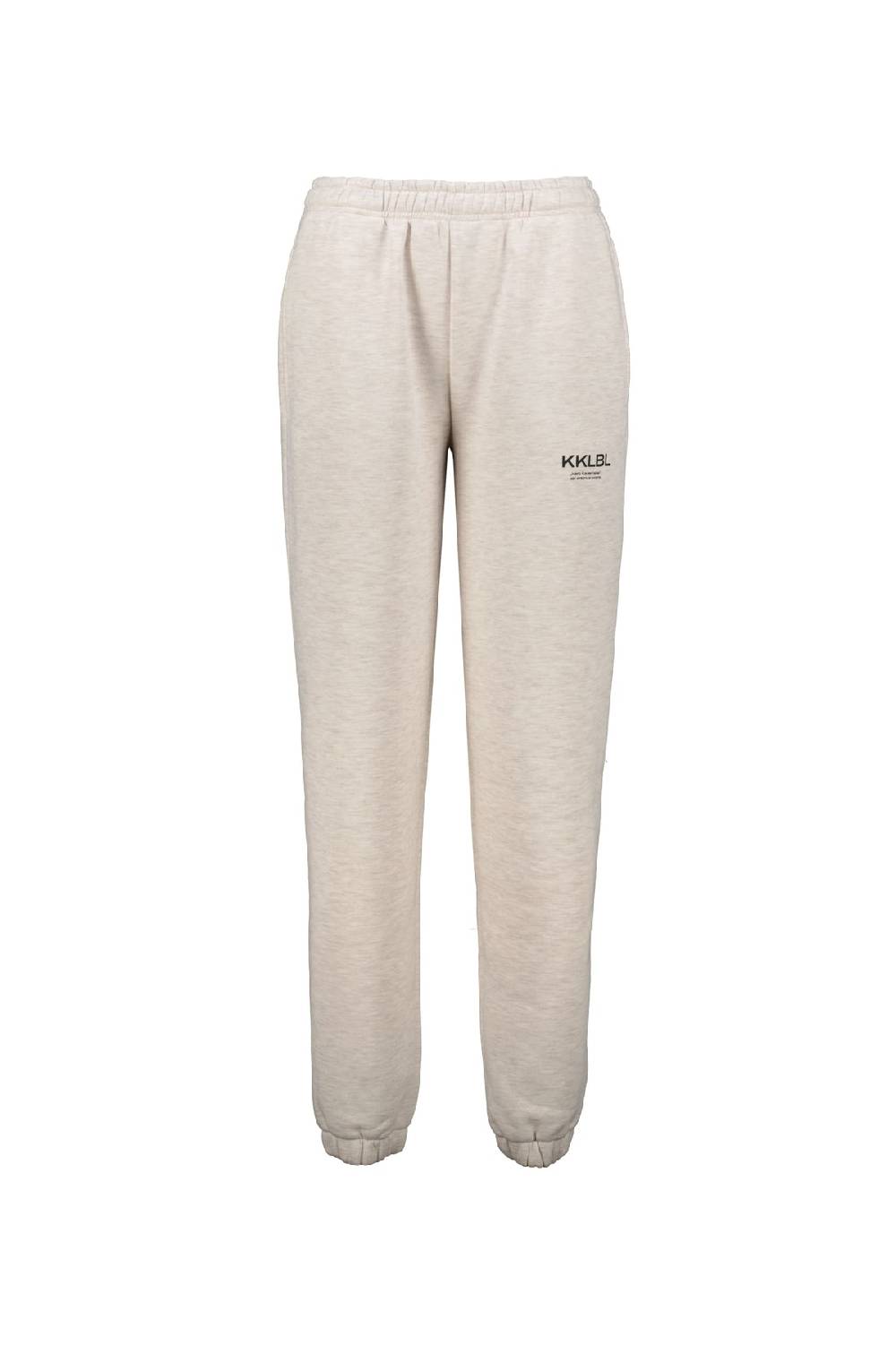 Karo Kauer Jogger Pants Basic Sand Melange Günstiger Verkauf