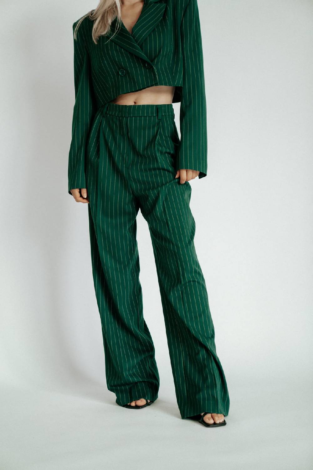Karo Kauer Formal Pants Sapphire Green Auslauf