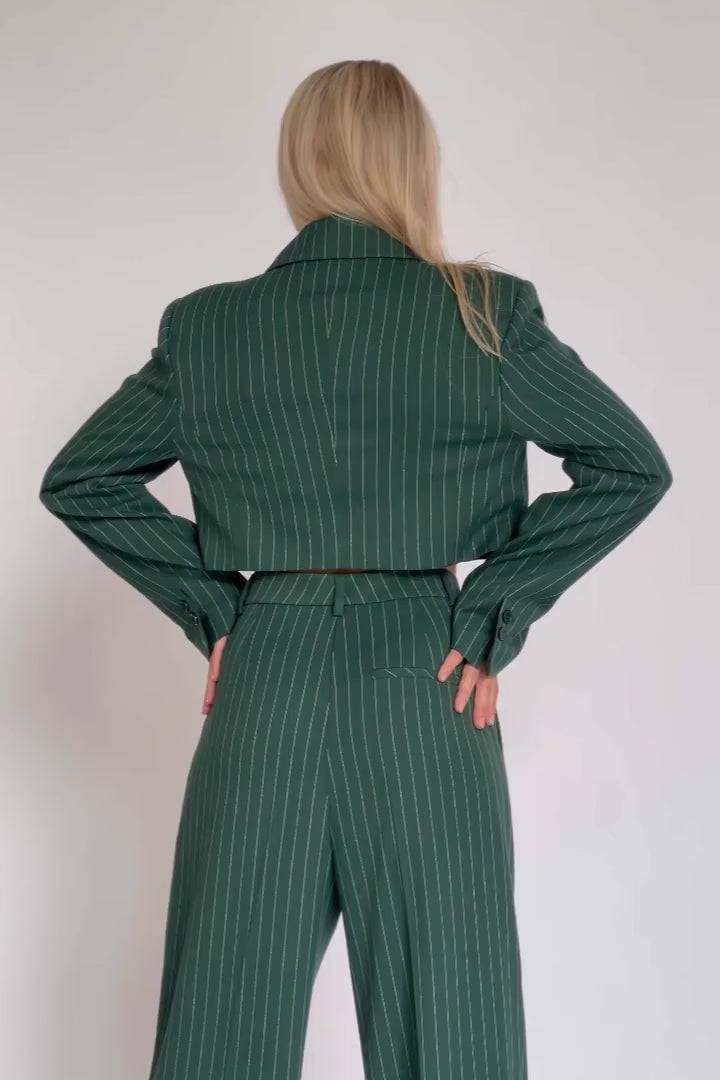 Karo Kauer Formal Pants Sapphire Green Auslauf