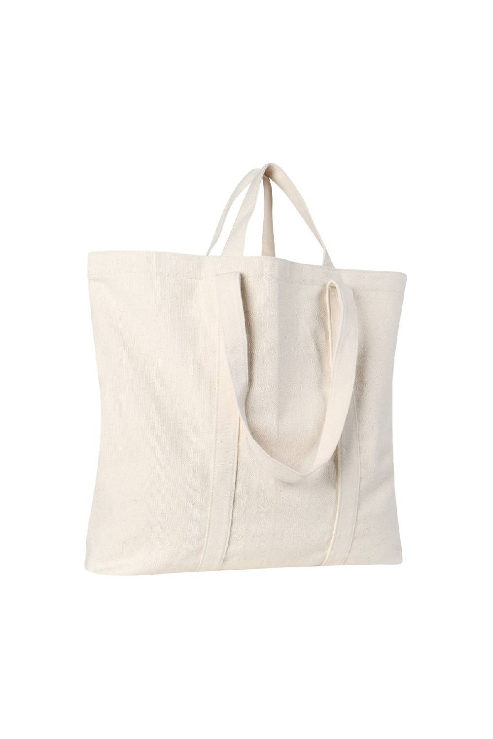 Karo Kauer Canvas Bag Offwhite Günstiger Verkauf