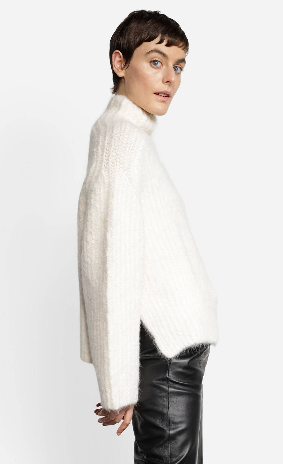 Kiefermann Gimia Grobstrickpullover mit Schlitzen Bis zu 60% Rabatt