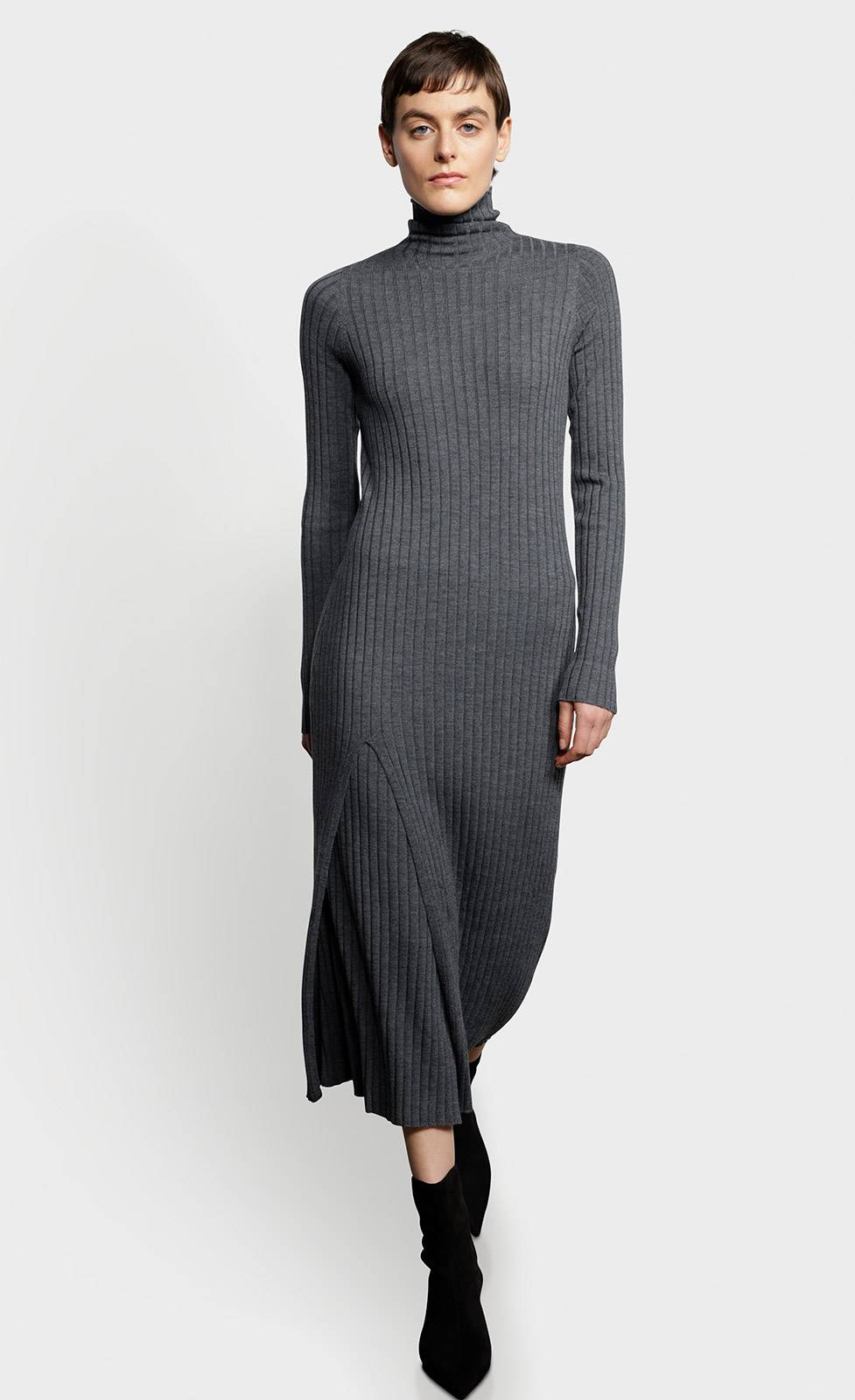 Kiefermann Filja Geripptes Strickkleid aus Merinowolle Discount Store für neue Produkte