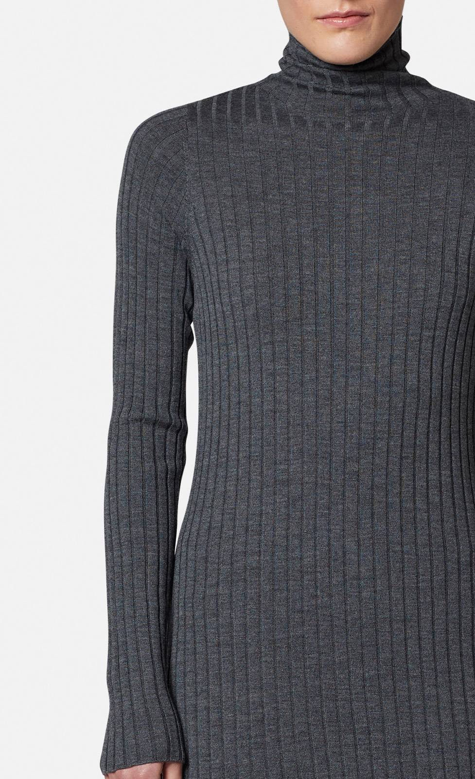 Kiefermann Filja Geripptes Strickkleid aus Merinowolle Discount Store für neue Produkte