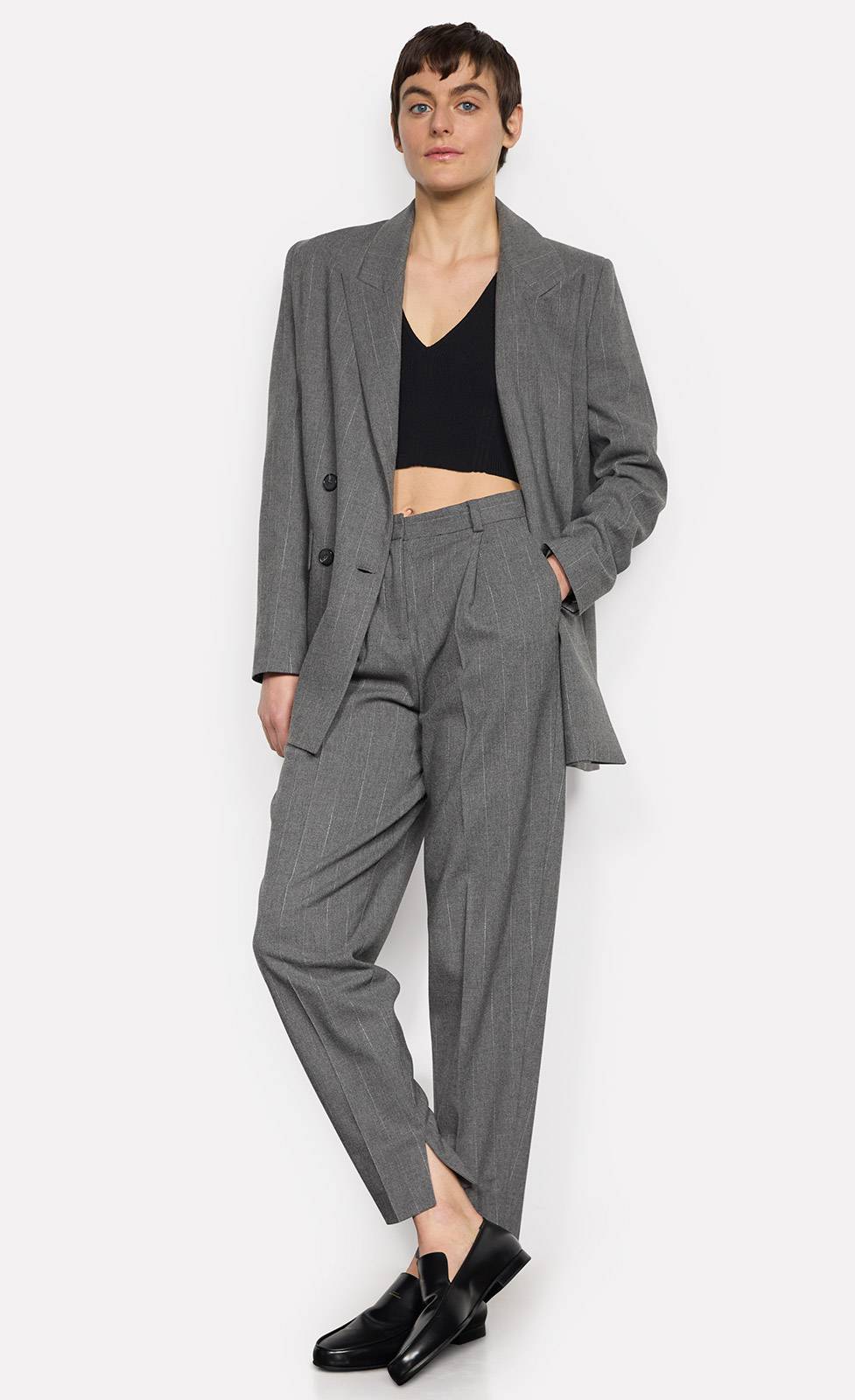 Kiefermann Sovia Cropped Stricktop aus Viskosematerial Outlet