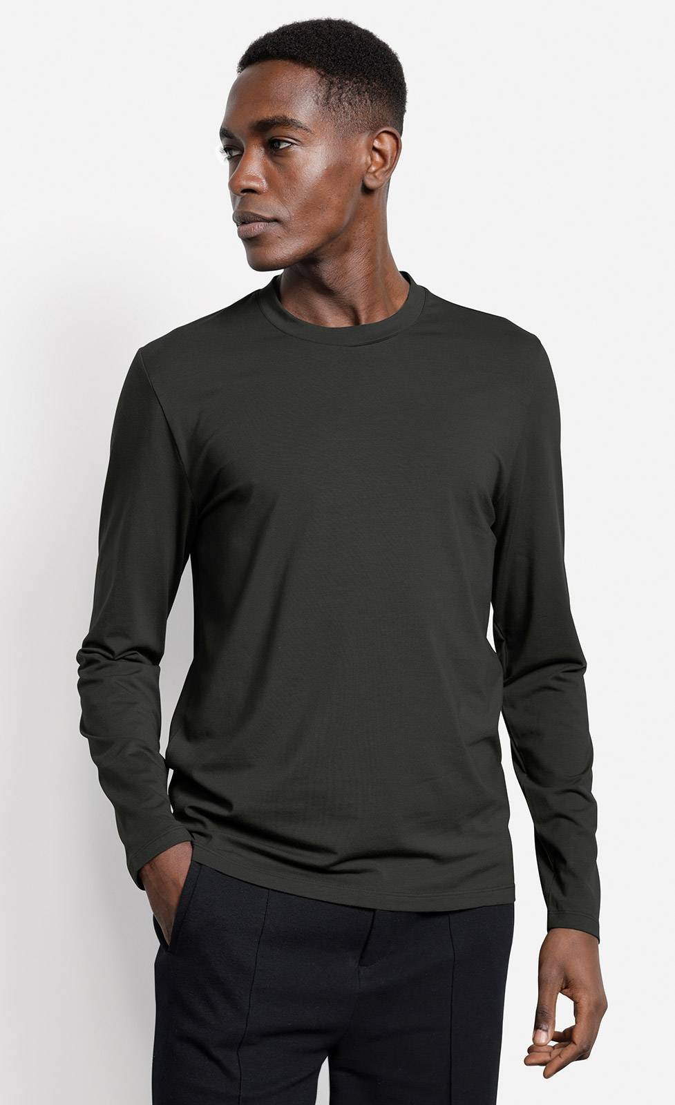 Kiefermann Alberts Rundhals Langarmshirt im Angebot