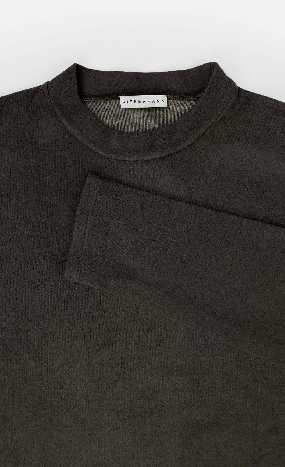 Kiefermann Grahamo Langarmshirt aus Baumwolle und Wolle Fabrikverkauf
