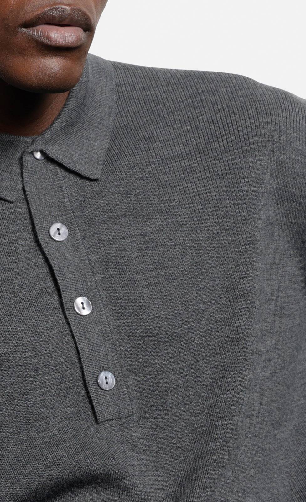 Kiefermann Imano Polopullover aus Merinowolle Schlussverkauf