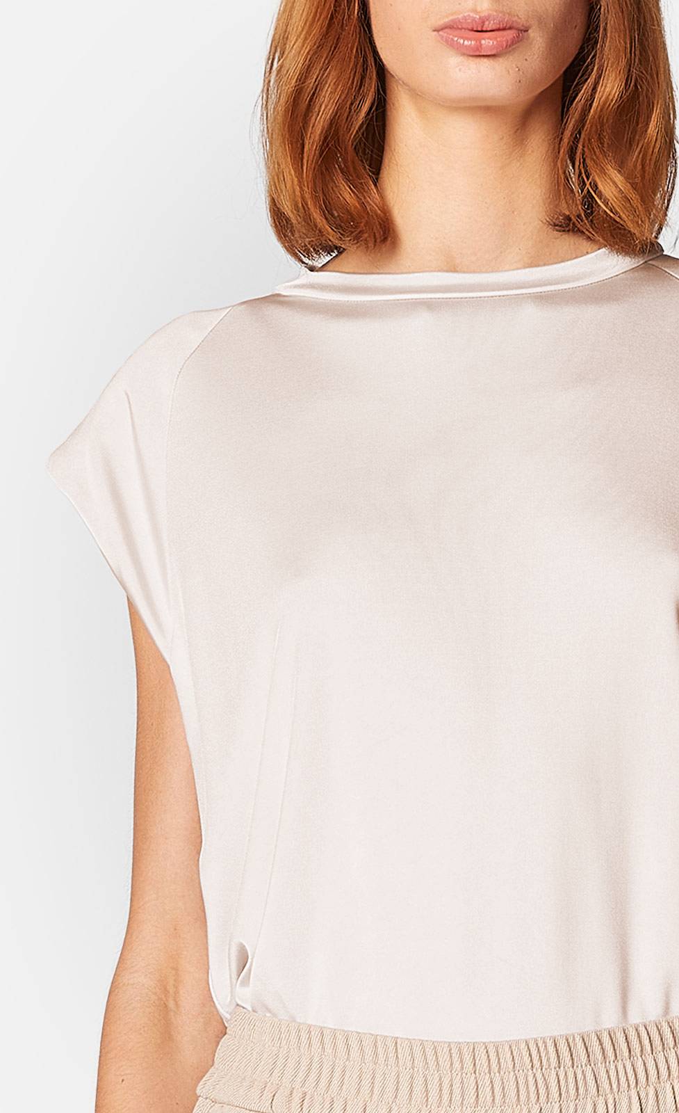 Kiefermann Giselle T-Shirt mit Schulterpolster aus Viskose Günstiger Verkauf