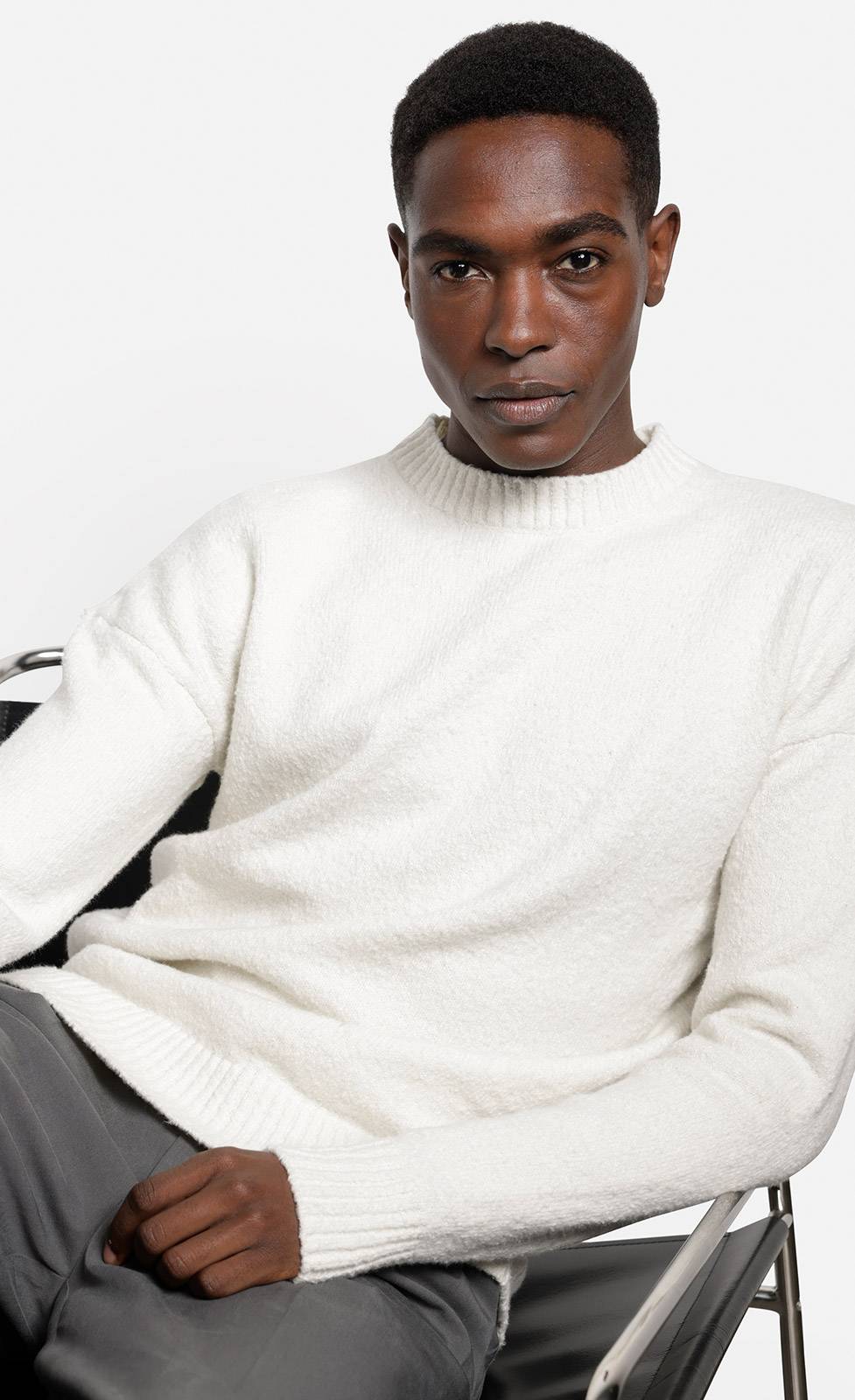 Kiefermann Janniso Pullover aus Bouclégarn Hotsell