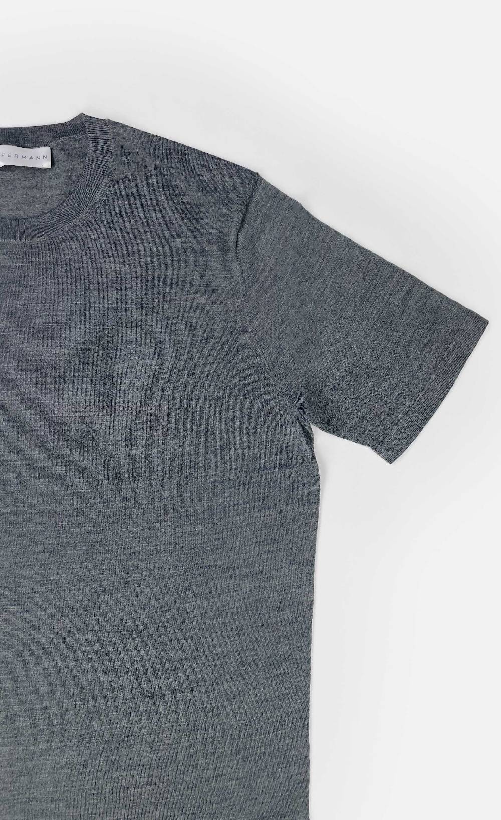 Kiefermann Georgs Kurzarm Pullover aus Merinowolle Schlussverkauf