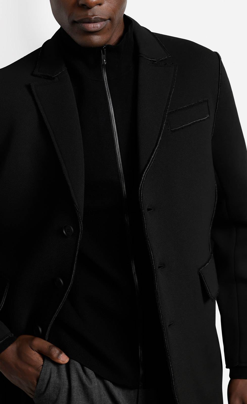 Kiefermann Baris Mantel aus gebondetem Jersey Online