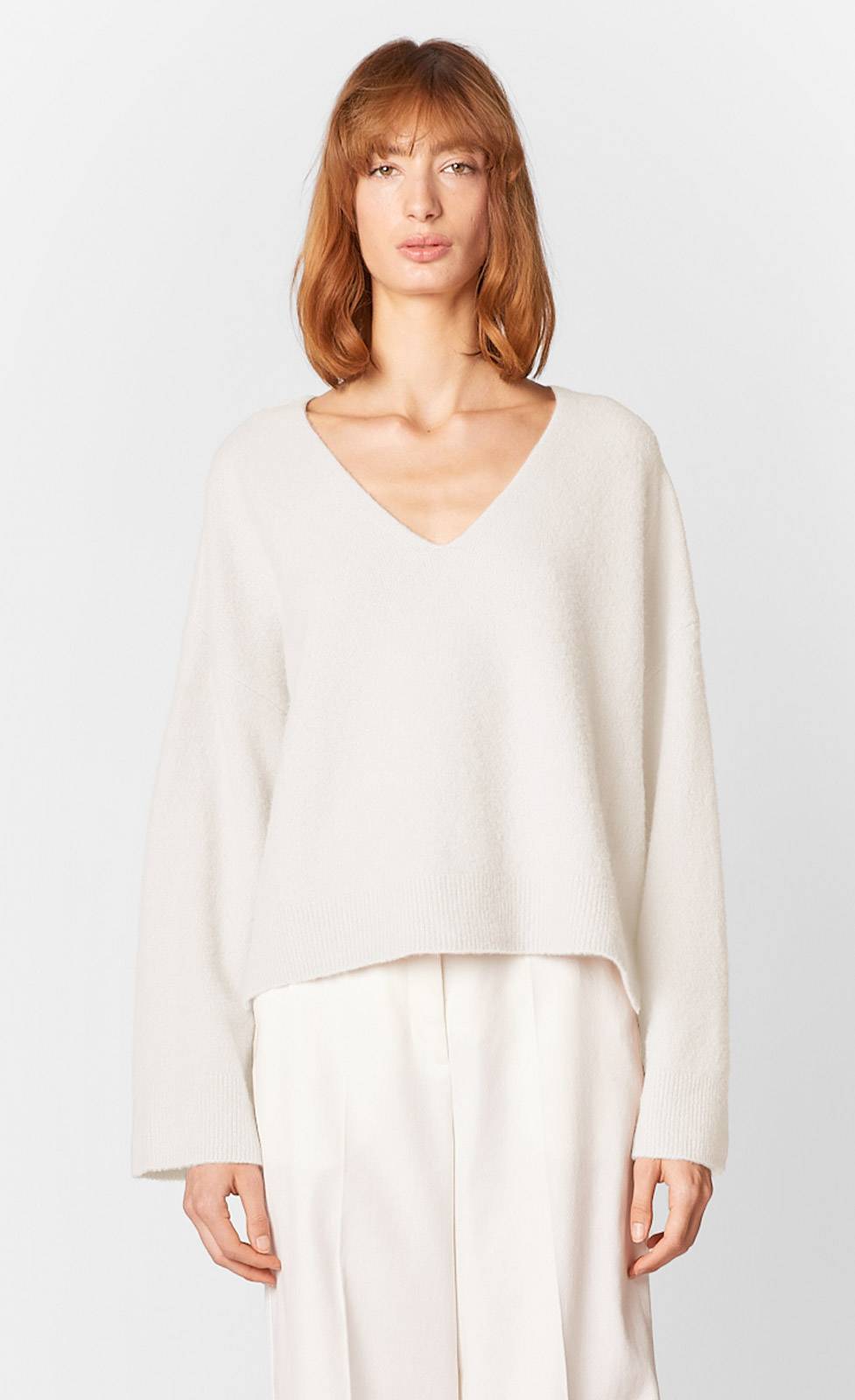 Kiefermann Chiara Strickpullover aus gewalktem Kaschmir Blitzverkäufe