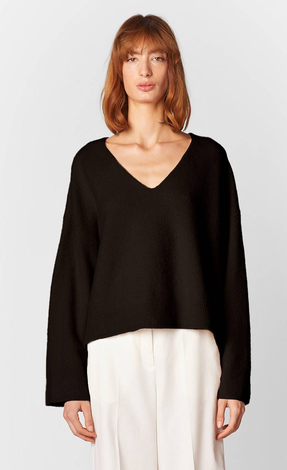 Kiefermann Chiara Strickpullover aus gewalktem Kaschmir Blitzverkäufe
