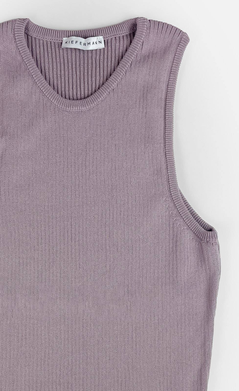 Kiefermann Yvette Kompakt geripptes Stricktop Begrenzte Freigabe