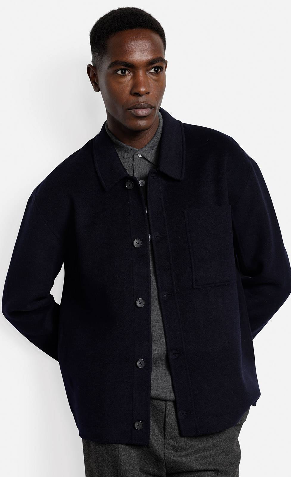 Kiefermann Idriso Jacke aus Wolle im Angebot