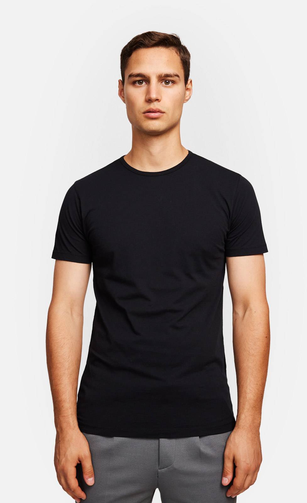 Kiefermann Lio Baumwoll-T-Shirt mit Rundhals Blitzverkäufe