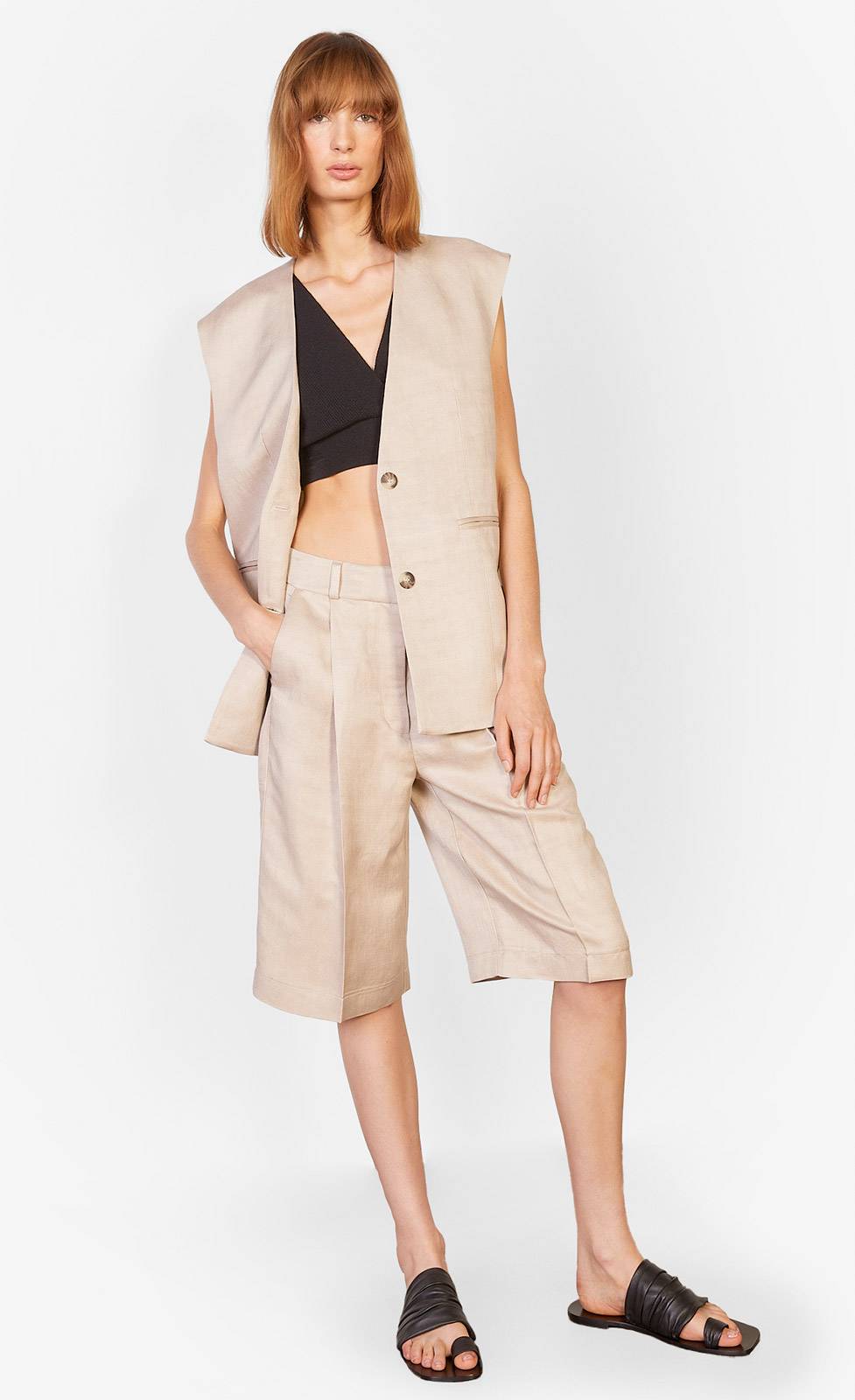 Kiefermann Roya Bermudashorts aus Leinenmaterial Outlet