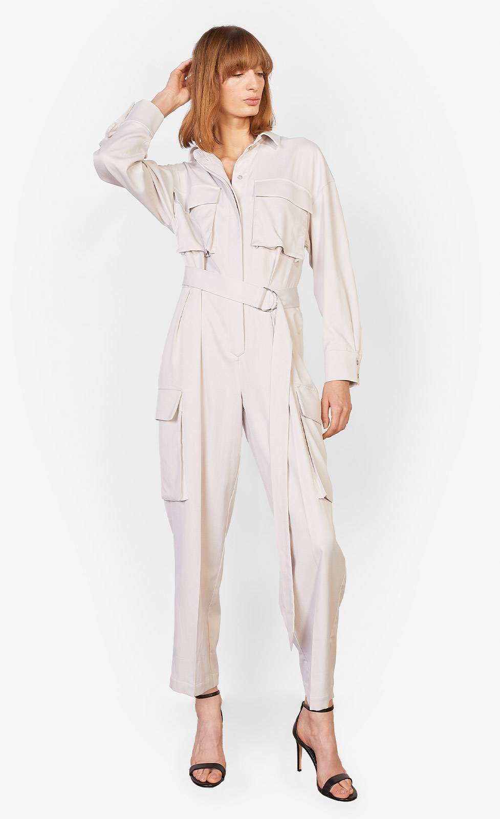 Kiefermann Livia Jumpsuit im Workwear-Stil im Angebot