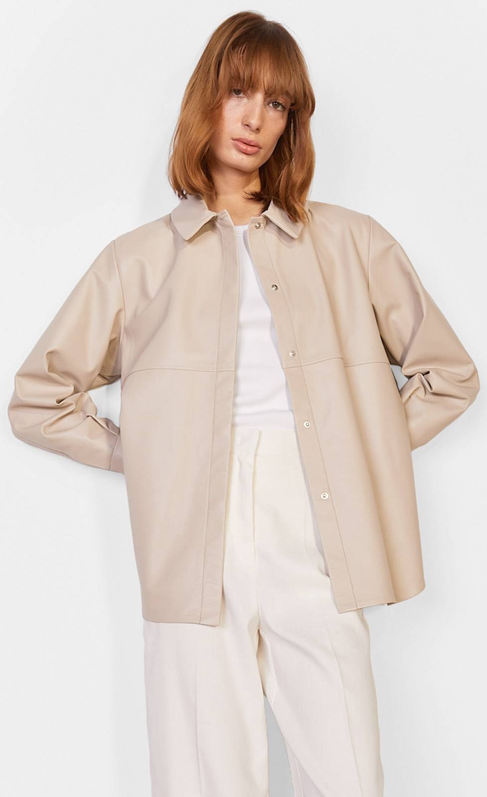 Kiefermann Alexia Overshirt aus Nappaleder Fabrikverkauf
