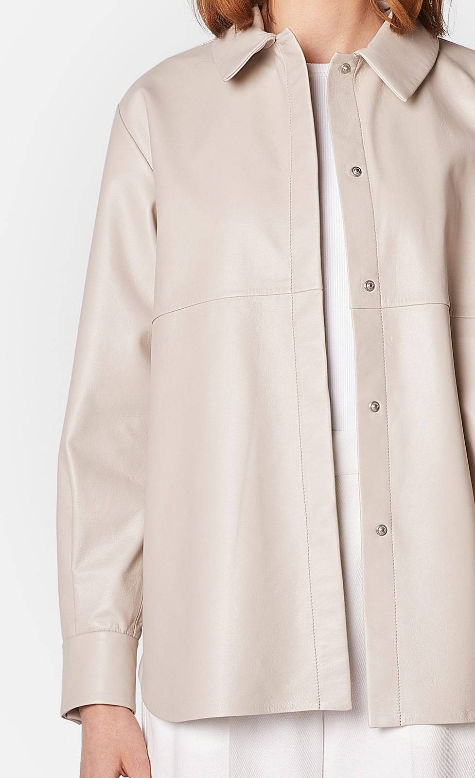 Kiefermann Alexia Overshirt aus Nappaleder Fabrikverkauf